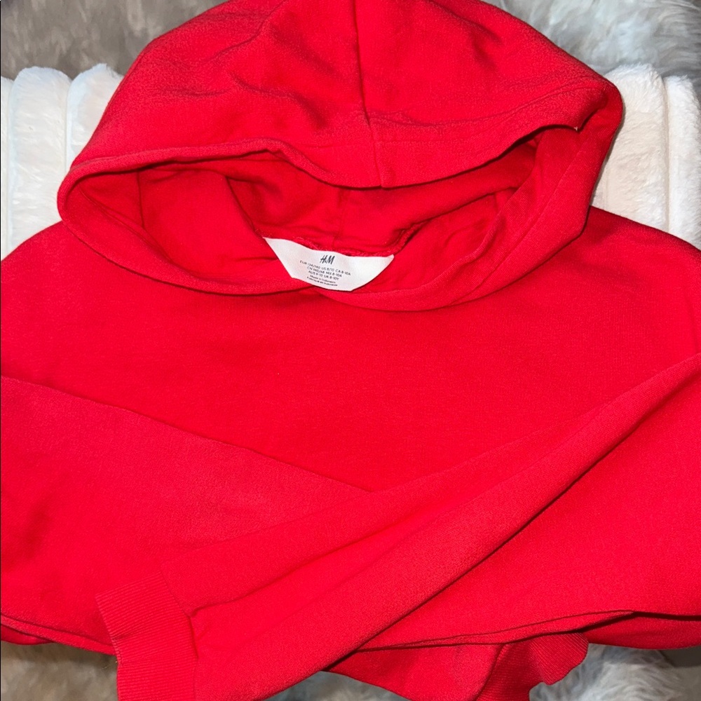 H&M Kids Red Hoodie Sweater